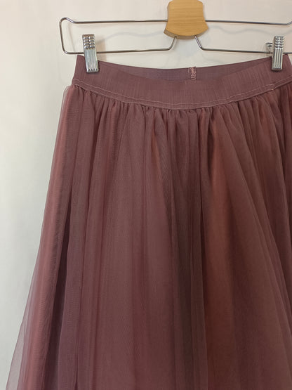 FLOWER BY CHARM'S. Pink tull skirt Tu(34)