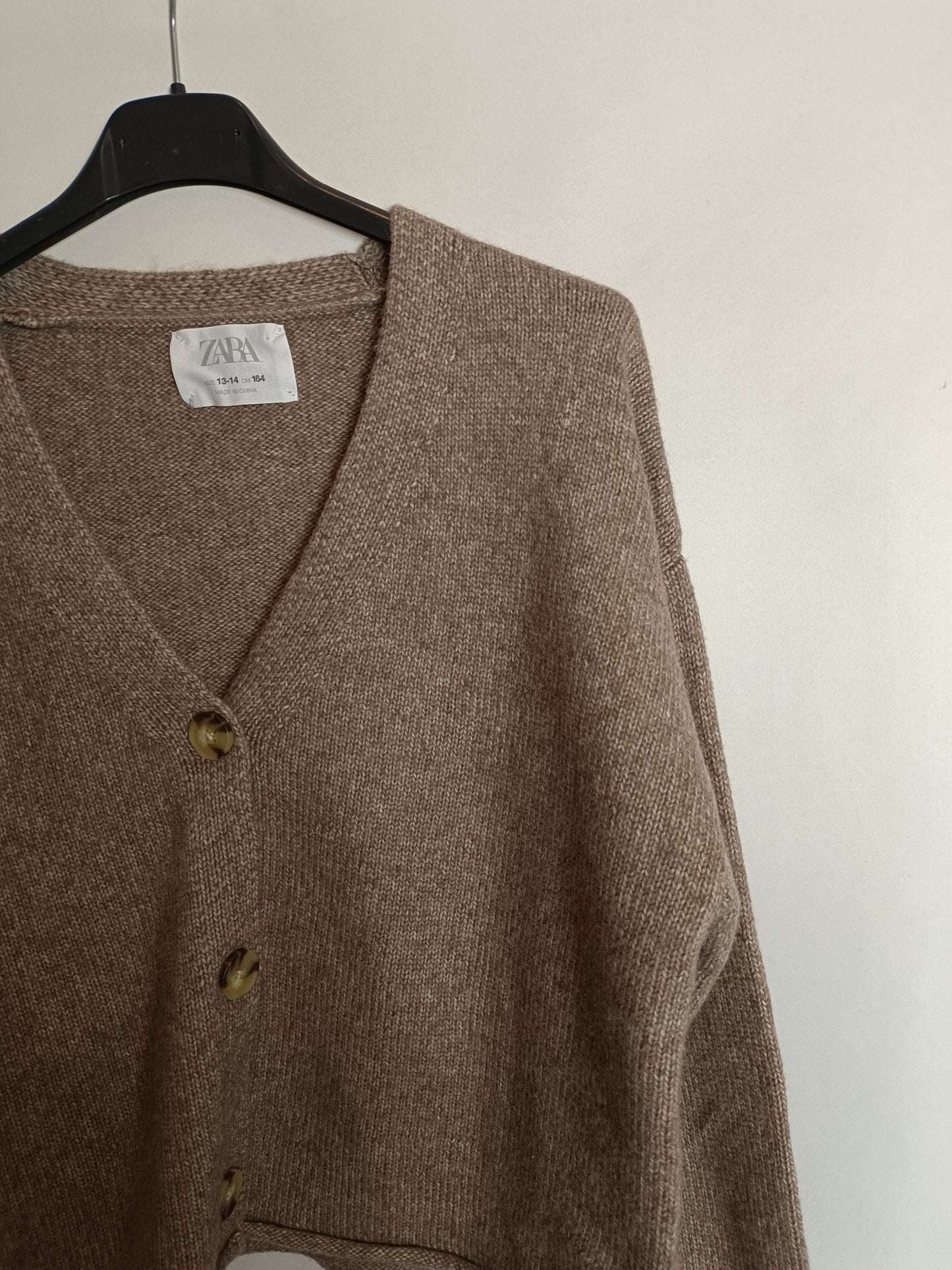 ZARA. Beige flecked sweater, size 13/14 years