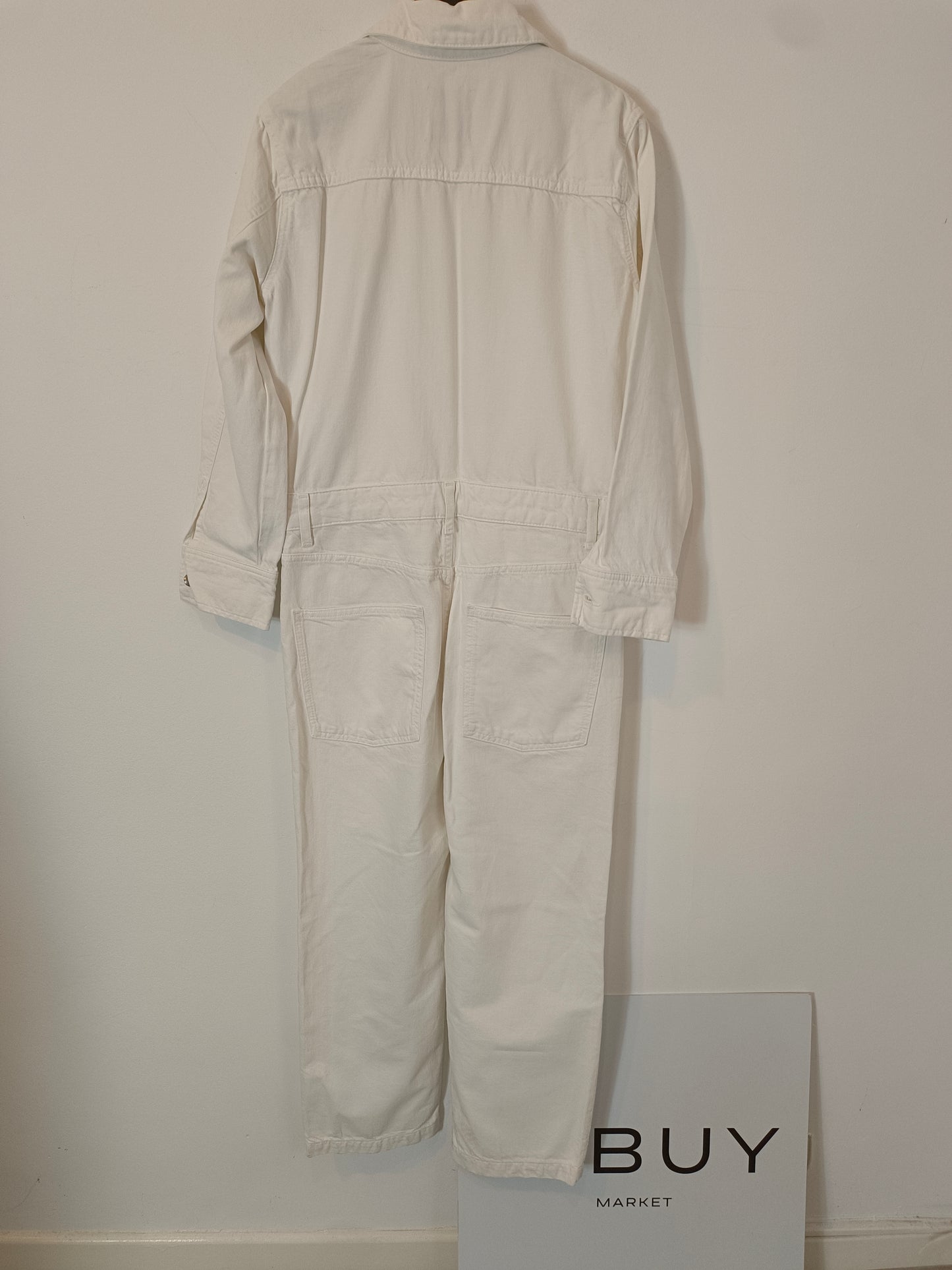 ZARA. Mono blanco denim T.s