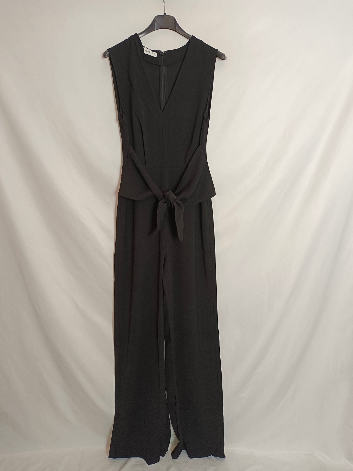 MANGO. Mono negro fluido T.xs