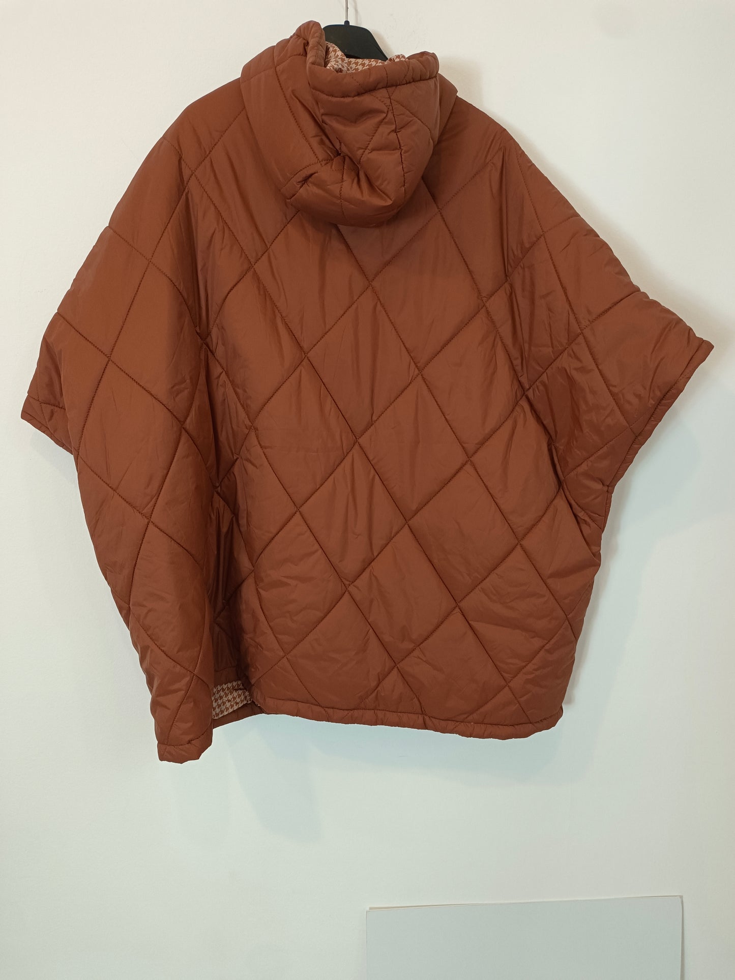 TINTORETTO. Plumas teja sin mangas TU(m/l)