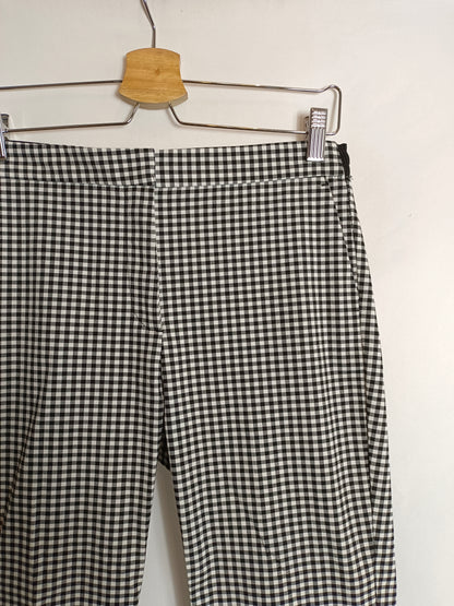 ZARA. Pantalón cuadros vichy T.m