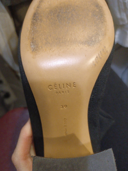 CELINE. Botines efecto calcentÍn. T 39