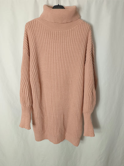 OTRAS. Jersey rosa cuello alto TU(M)