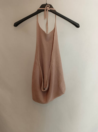 OTHER. Pink top tied around the neck Your(s)