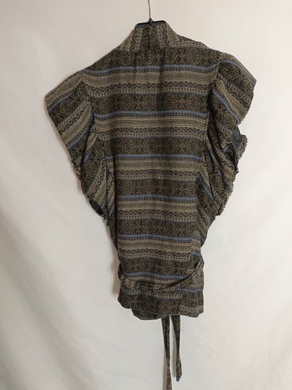 OTRAS. Chaleco estampado étnico TU(S)