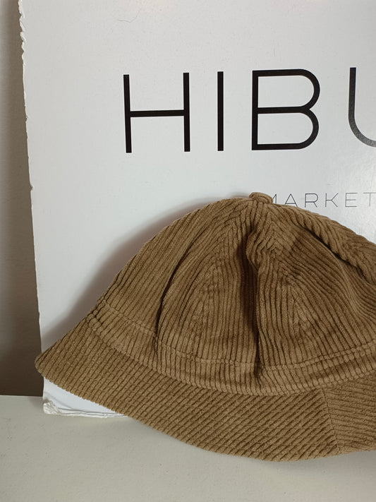 ESE O ESE. Bucket marrón pana