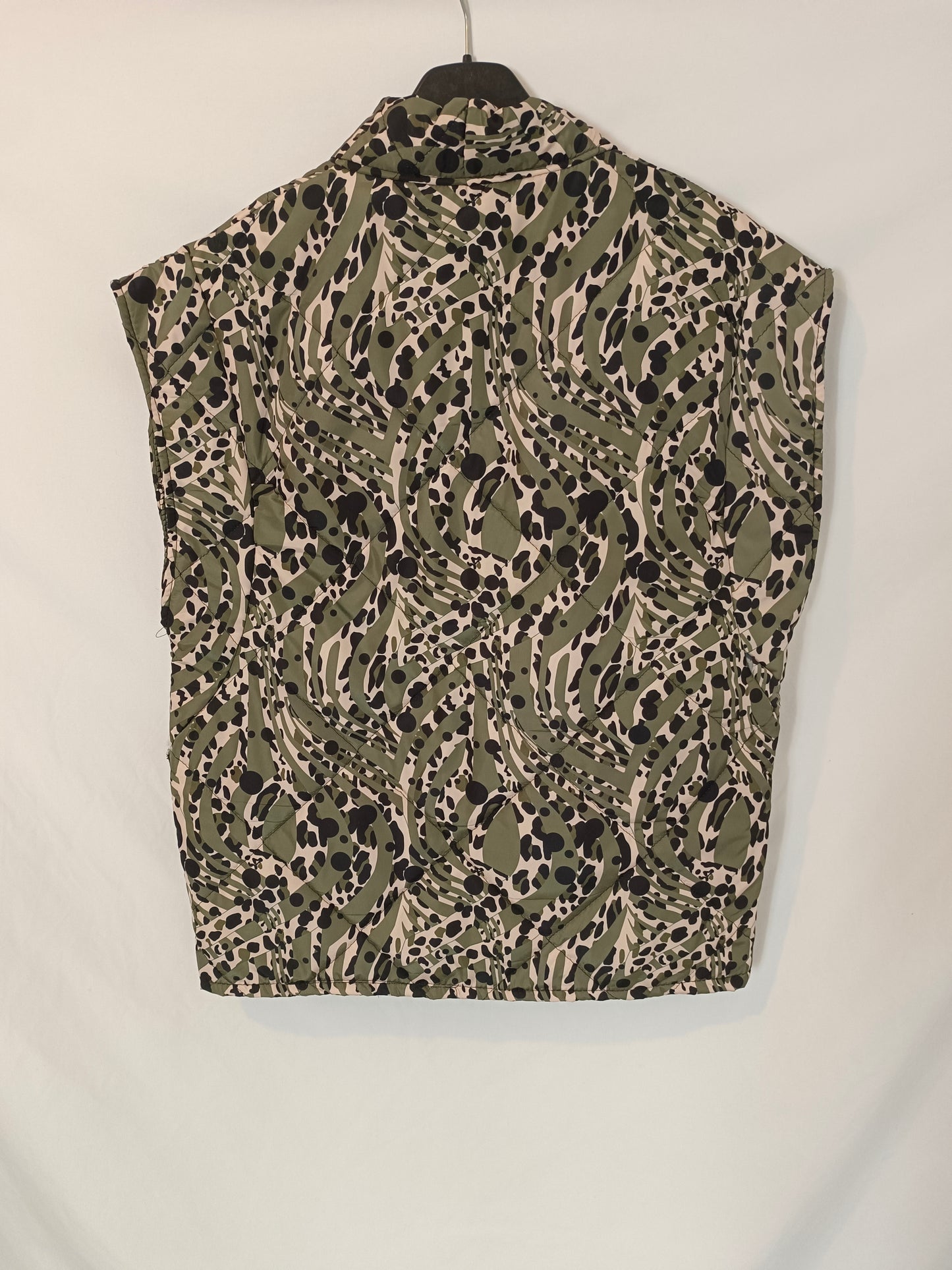 OTRAS. Chaleco acolchado estampado TU(S)