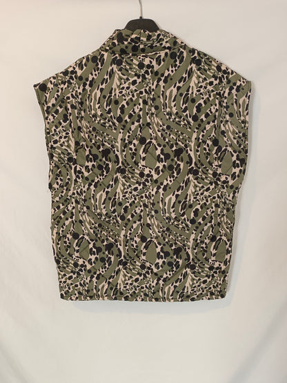 OTRAS. Chaleco acolchado estampado TU(S)