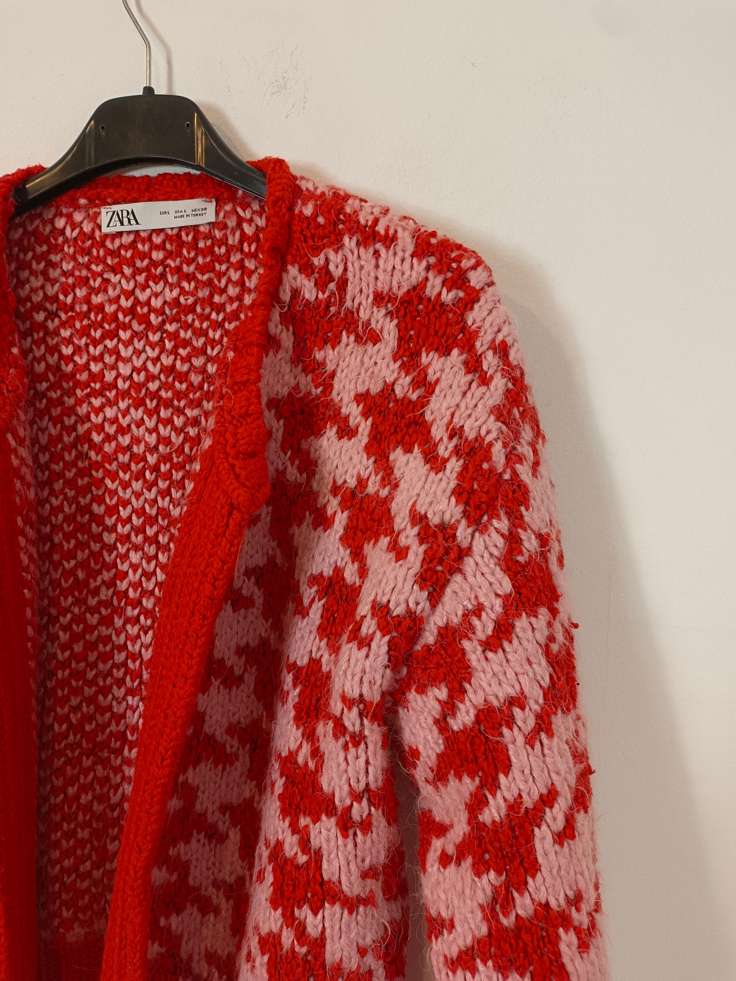 ZARA. Chaqueta pata de gallo T.l