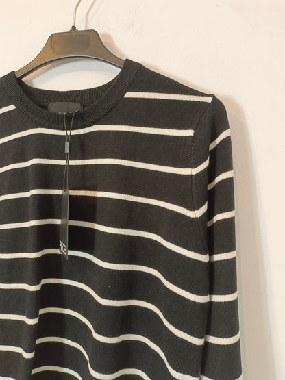 PIECES. Jersey negro punto rayas T.xs