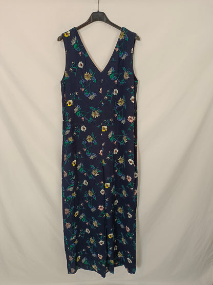 COMPTOIR DES COTONNIERS. fluid jumpsuit blue flowers Ts