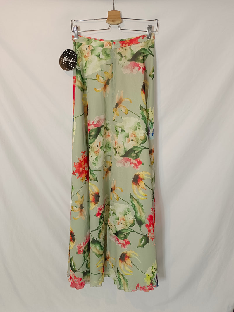 ARIMOKA. falda larga flores T.38