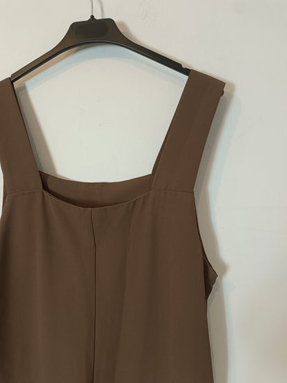 DAZY. Mono marrón fluido ancho  T.m