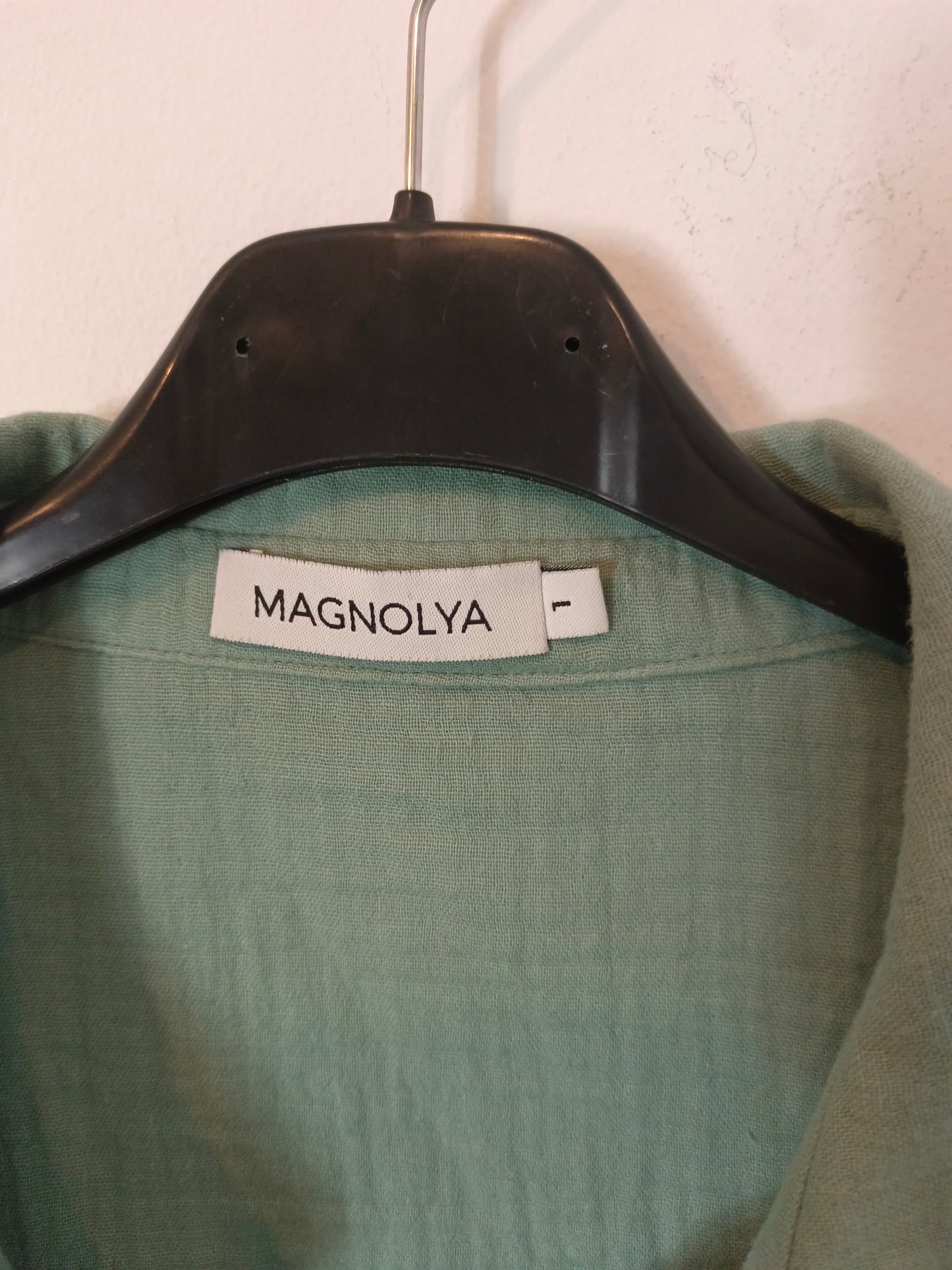 MAGNOLYA. Baby blue collar blouse S.1(s)
