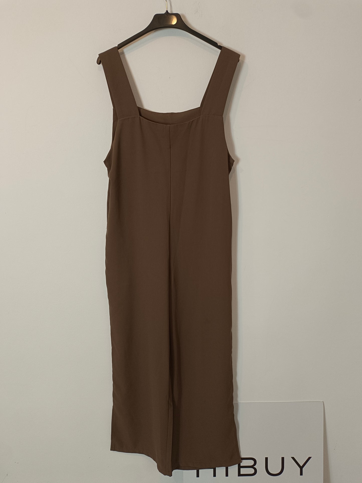 DAZY. Mono marrón fluido ancho  T.m