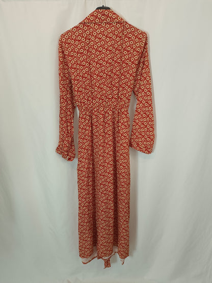 LA COMET. vestido/kimono flores T.m/l