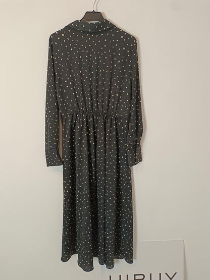 MANGO. Polka dot shirt dress Tm