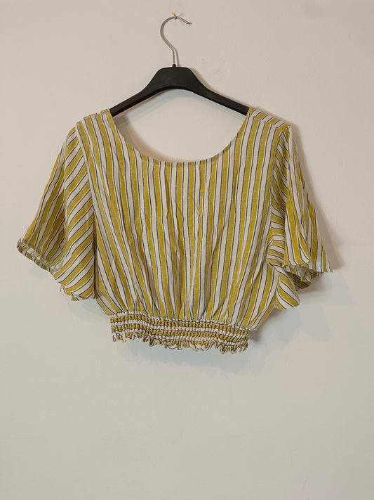 OTHERS. Striped Crop Top TU(S)