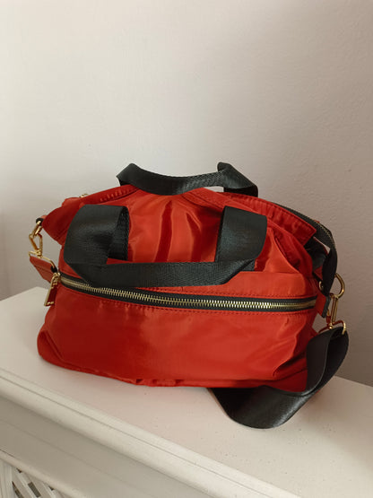 PARFOIS. Bolso lona naranja