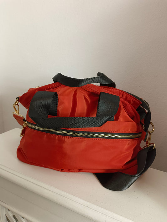 PARFOIS. Bolso lona naranja