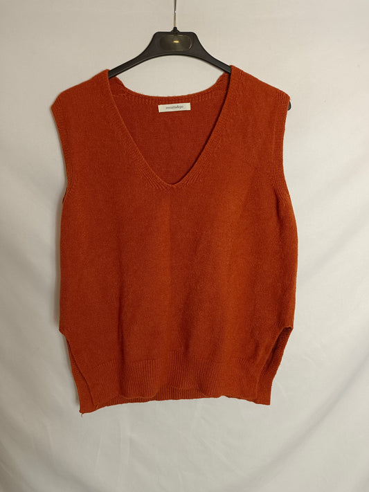 RENATTA&GO. jersey sin mangas teja TU(S)