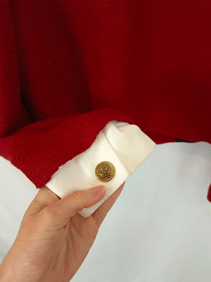 ZARA. Chaqueta tweed detalle puños. T M