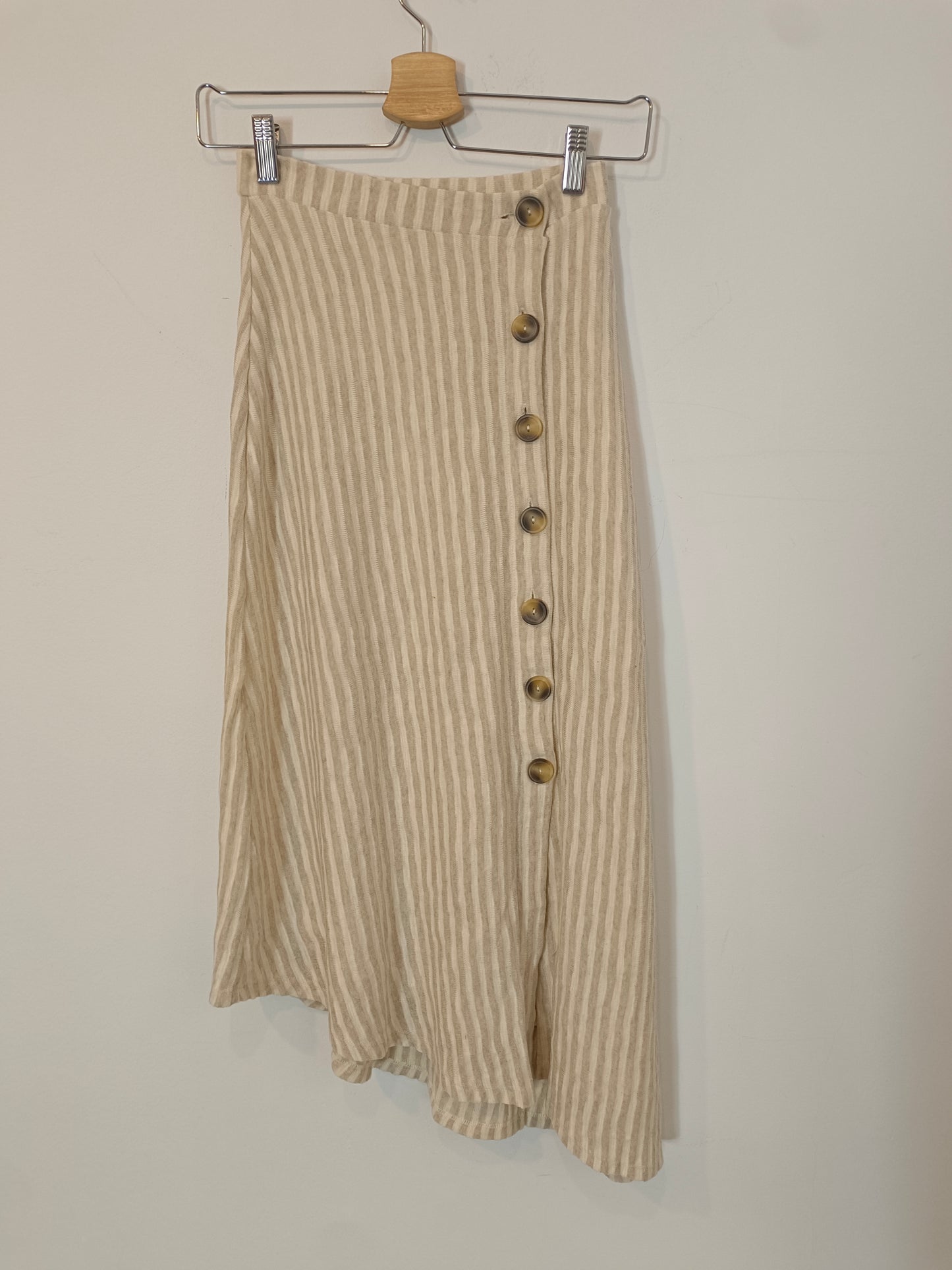 PULL&amp;BEAR. Striped Ts midi skirt