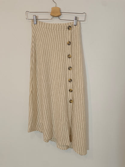 PULL&amp;BEAR. Striped Ts midi skirt