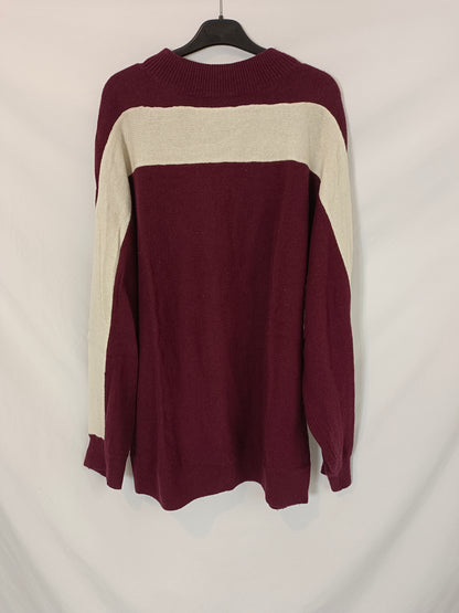 &OTHER STORIES. Jersey burdeos raya T.s