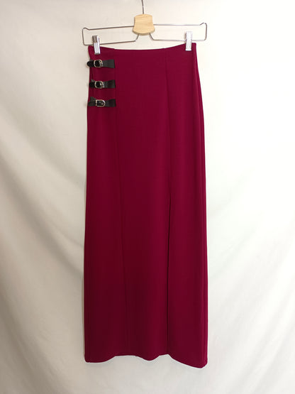 OTHERS. Long burgundy skirt Tu(xs)