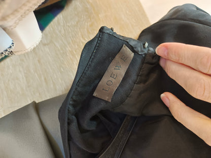 LOEWE. top negro seda T.40 TARA