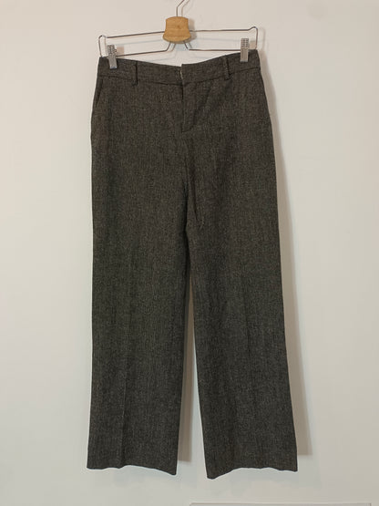 TRUCCO. Checkered wide-leg trousers, size 38