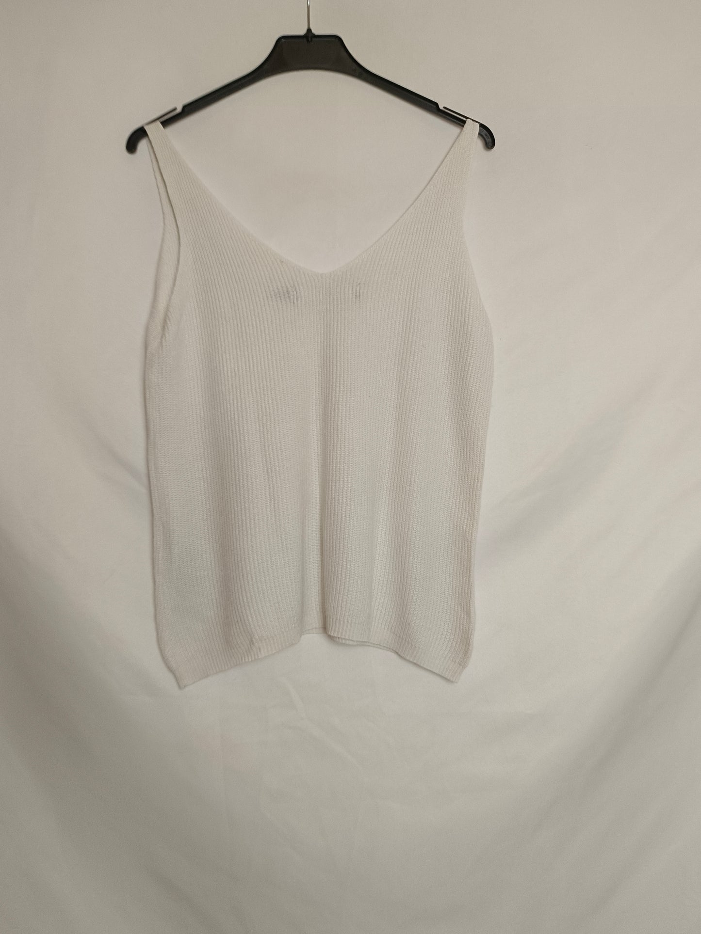 VERO MODA. Top punto beige T.s