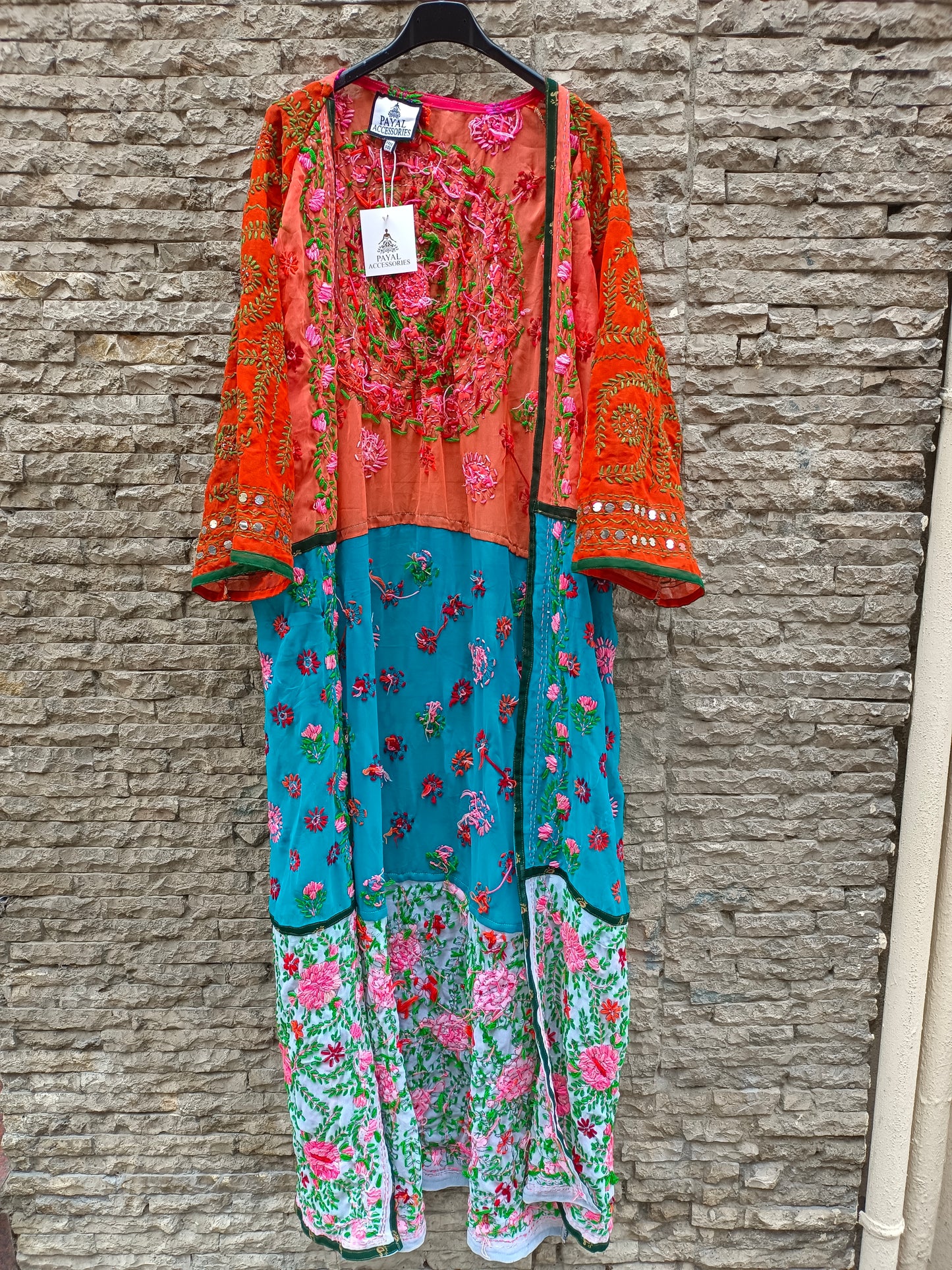 PAYAL ACCESSORIES. Kimono largo bordado TU(s/m)
