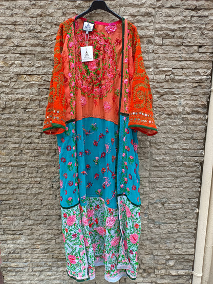 PAYAL ACCESSORIES. Kimono largo bordado TU(s/m)