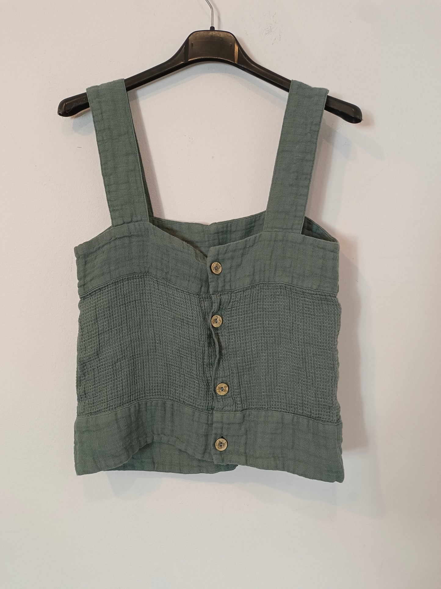 MI&CO. Top verde agua textura T.xs (s)