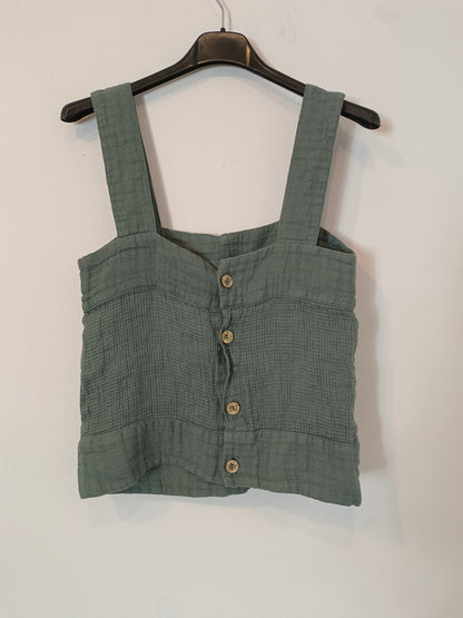 MI&CO. Top verde agua textura T.xs (s)