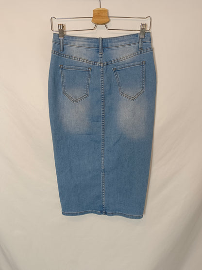 DENIM LIFE. Denim skirt with buttons Tm