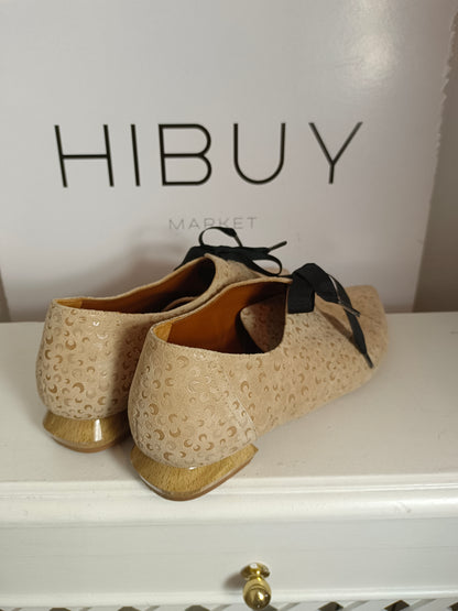 BELLE HARI. Zapato piel biege T.38