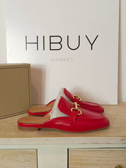 LATOUCHE. mules rojo cadena T.37