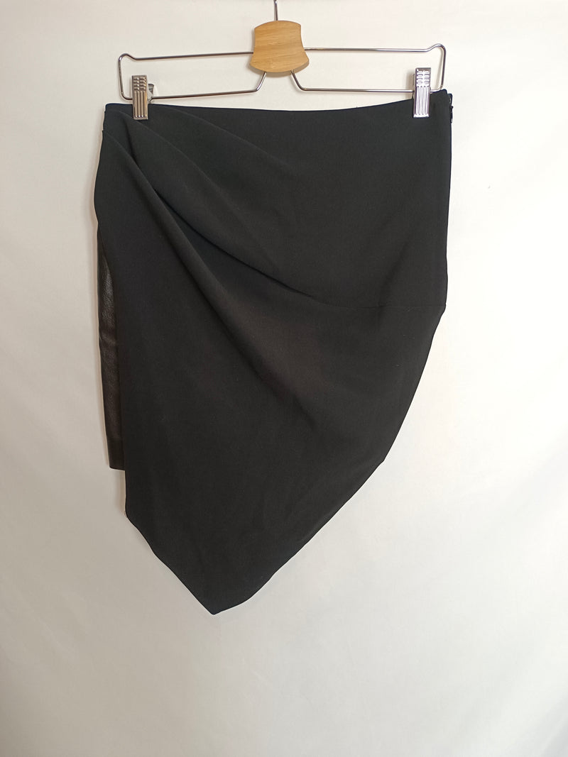 ALEXANDER WANG. falda doble textura T.4(m/l)