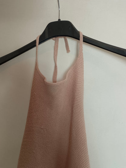 OTHER. Pink top tied around the neck Your(s)