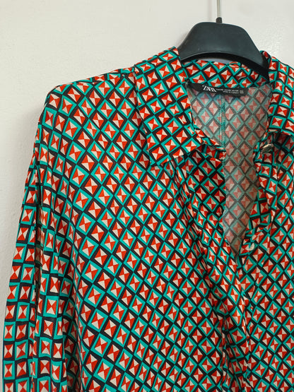 ZARA. Retro green T.xs set