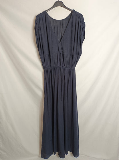 COS. Dark blue long dress S.xs/s