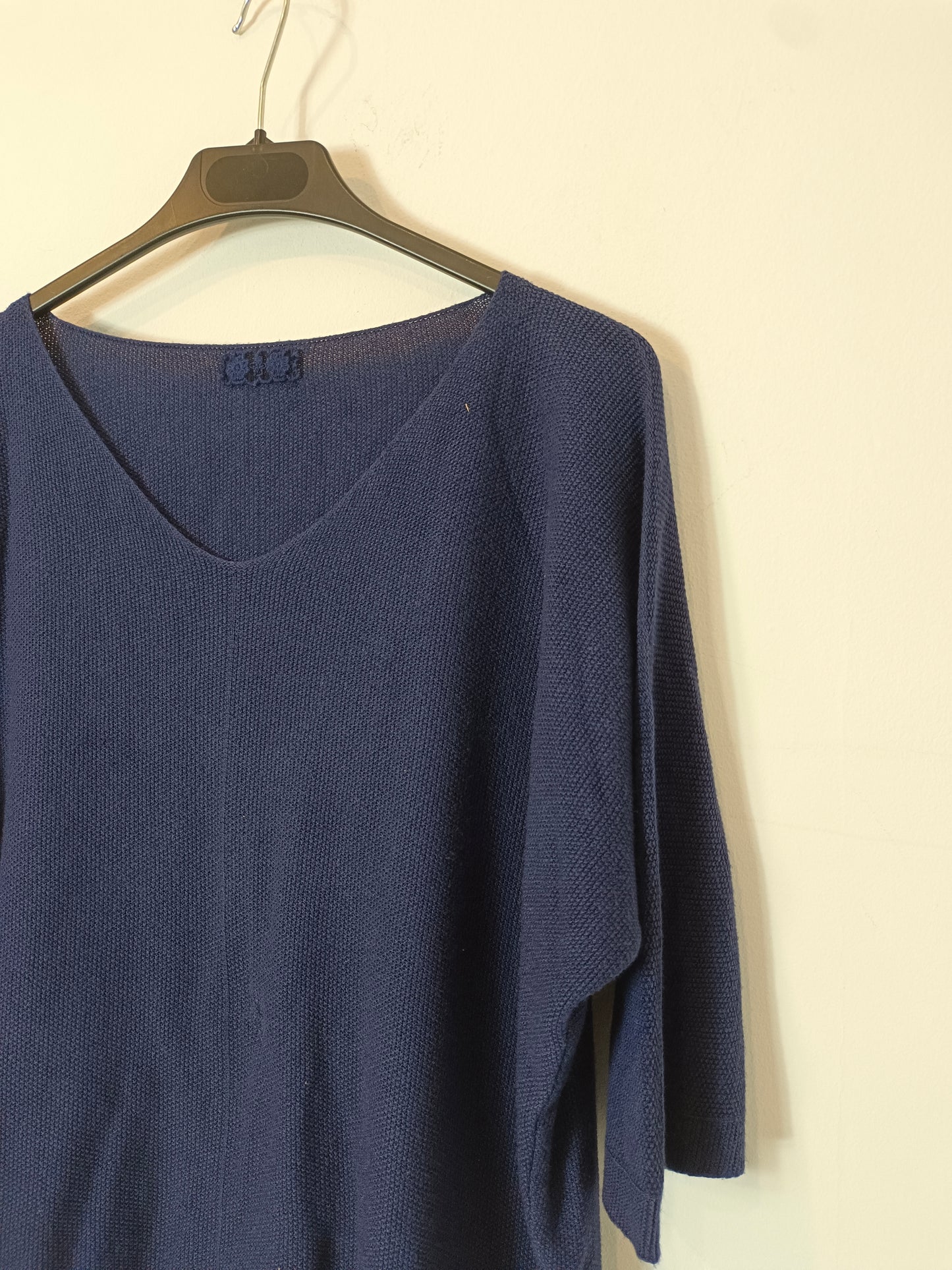 OTHERS. Blue knit top Your(s)