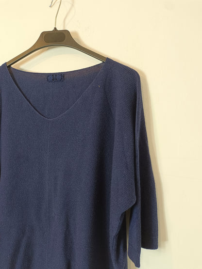 OTHERS. Blue knit top Your(s)
