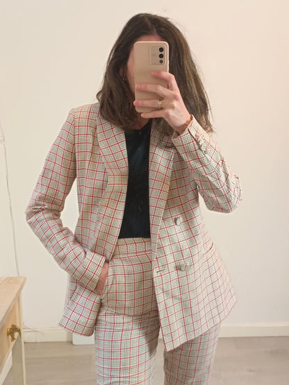 SCALPERS. Total look fluido cuadros. T 36