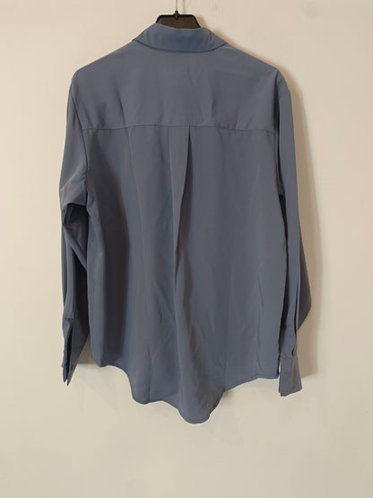 YANSOO. Camisa azul fluida T.m