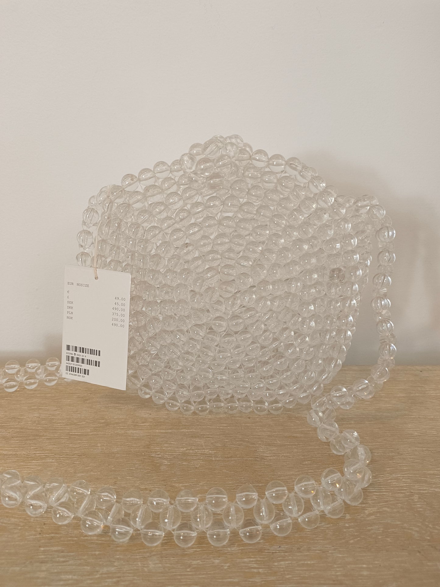 &OTHER STORIES. Bolso abalorios transparentes